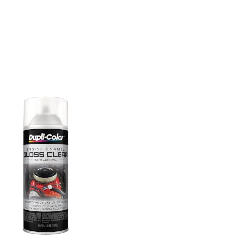 Dupli-Color Engine Paint with CERAMIC, Gloss, Clear, 12 oz - color: Clear, size: 12 Ounce (Pack of 1)