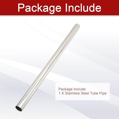 Stainless Steel 3'' Inch Straight DIY Custom Mandrel Exhaust Pipe - size: 3 Inch-1PC