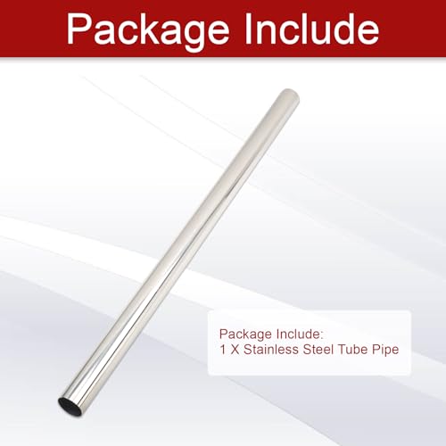 Stainless Steel 4'' Inch Straight DIY Custom Mandrel Exhaust Pipe - size: 4 Inch-1PC