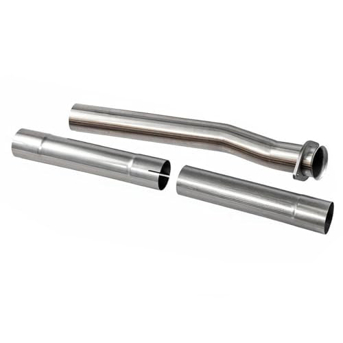 Stainless Steel Exhaust Pipe Kit for 2011-2019 F250/F350/F450 6.7L 4" Powerstroke Diesel - size: for 2011-2019 F250/F350/F450