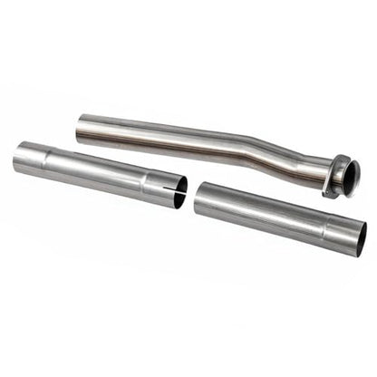 Stainless Steel Exhaust Pipe Kit for 2011-2019 F250/F350/F450 6.7L 4" Powerstroke Diesel - size: for 2011-2019 F250/F350/F450