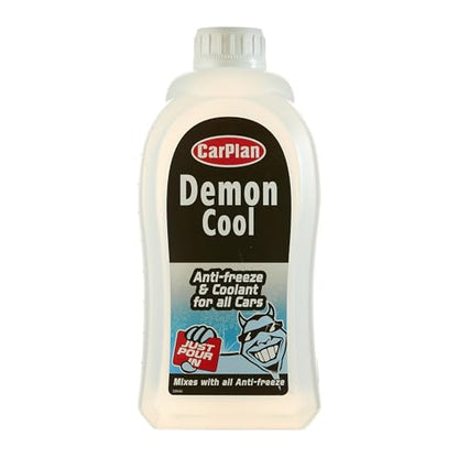CarPlan Demon Cool 34 fl Oz (1L) - Anti-Freeze & Coolant for All Cars