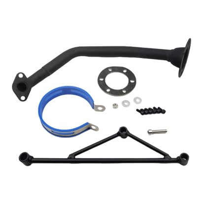 RED Muffler Exhaust Pipe System for GY6150CC Scooters Stroke Engine