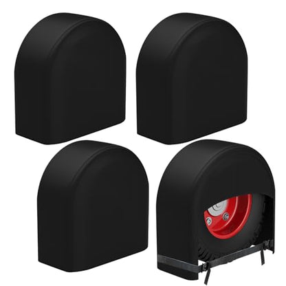 K-Musculo RV Tire Covers 4-Pack, Waterproof Wheel Covers for RV Wheel Travel Trailer Camper Truck SUV, Fit 33-35 Inch Tire Diameter (Black) - color: Black - 4Pack, size: (33''-35'') Dia