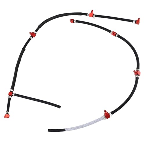 Set of Diesel Fuel Injector Fuel Return line Assembly Compatible with 2004.5-2010 GM Duramax 6.6L LLY LBZ LMM 2004-2010 Sierra Silverado 2500HD 3500HD Replace# 97328733 98062291