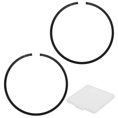 M METERXITY 2-Pack Engine Piston Rings Kit, 42.5mm x 1.2mm Thick Ductile Iron Piston Ring Set Standard Replacement for Small Engines/Motors/Machinery [Black] - size: 42.5mm x 1.2mm