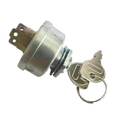 92377, 91846 Ignition Starter Switch with Keys Fits Murray 92377MA, 092377MA Lawn Mowers, Compatible w Briggs & Stratton 5411,5411H,5412K Oregon 33-392, Stens 430-161, 4 Position 6 Terminals