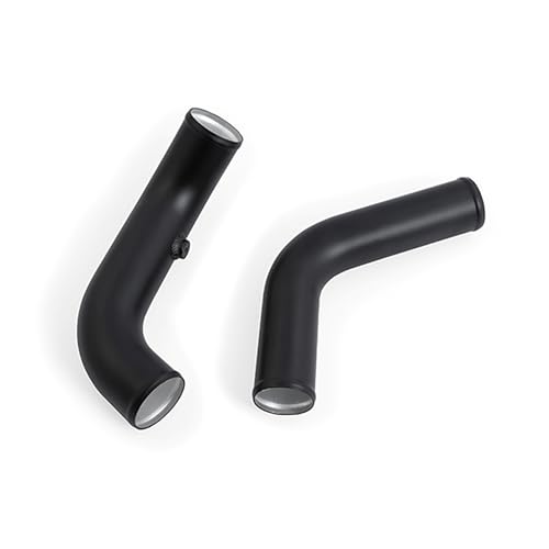 Mishimoto MMINT-RGR-11KSLBK Performance Intercooler Kit, Compatible With Ford Ranger 3.2L Diesel 2011+, Silver Intercooler, Black Pipes