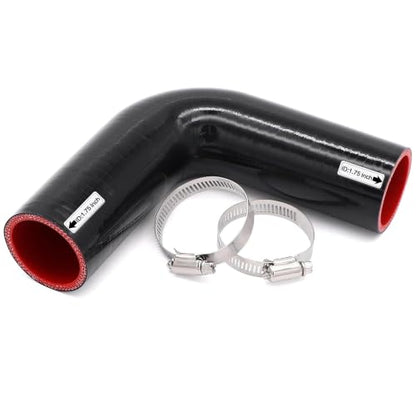 90 Degree Elbow ID 1 3/4 inch (45mm) Silicone Coupler Hose 4-Ply - size: ID 1.75"