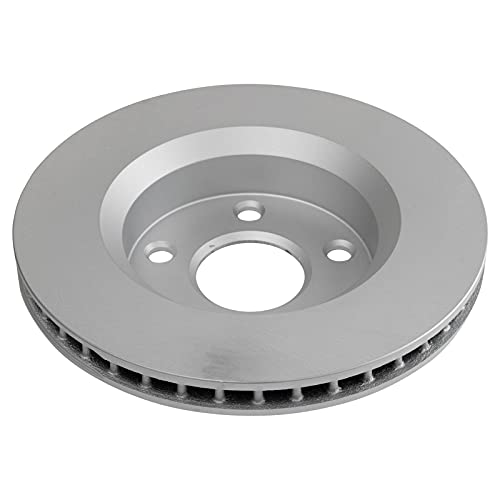 TRQ Front and Rear Brake Rotors Set Premium G-Coated - style: BRA15439