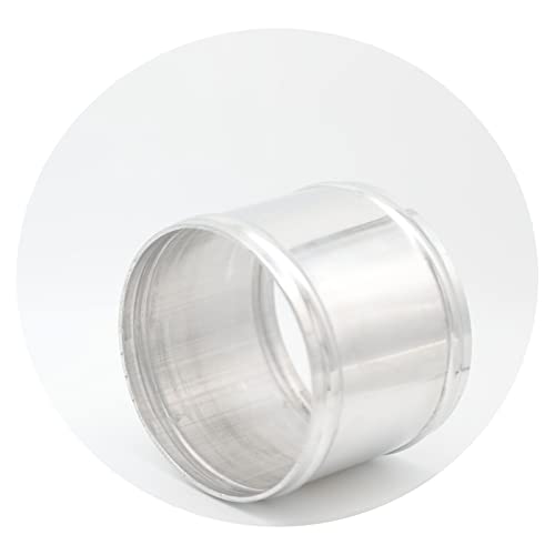 102mm(4") OD, Length 3" (76mm), Straight 4 Inch 6061 Aluminum Alloy Hose Joiner Tube Intercooler Pipe Connector High Class Glossy Polished Treatment Air Intake Tube with Bead Roll - size: OD 4" (102mm)