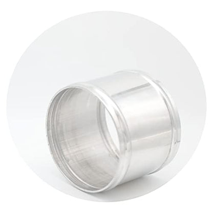 102mm(4") OD, Length 3" (76mm), Straight 4 Inch 6061 Aluminum Alloy Hose Joiner Tube Intercooler Pipe Connector High Class Glossy Polished Treatment Air Intake Tube with Bead Roll - size: OD 4" (102mm)