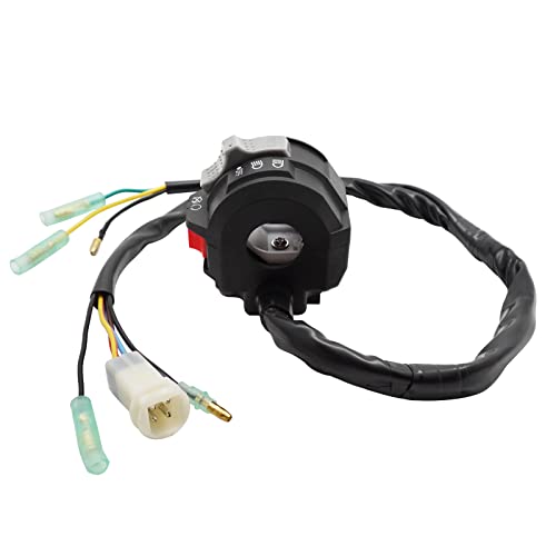 M MATI Handlebar Switch Control Start Stop Kill Headlight Button for Yamaha Breeze 125 YFA-1 1989-1994 3FA-83973-09-00 3FA-83973-01-00