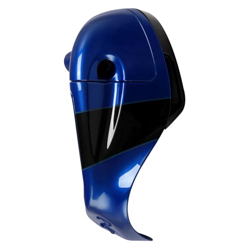 HR3 Candy Cobalt/Indigo Ink Water-Cooled Vented Fairing Lowers Kit Compatible with 2017 CVO Street Glide FLHXSE (Replace for OEM) - color: Candy Cobalt / Indigo Ink