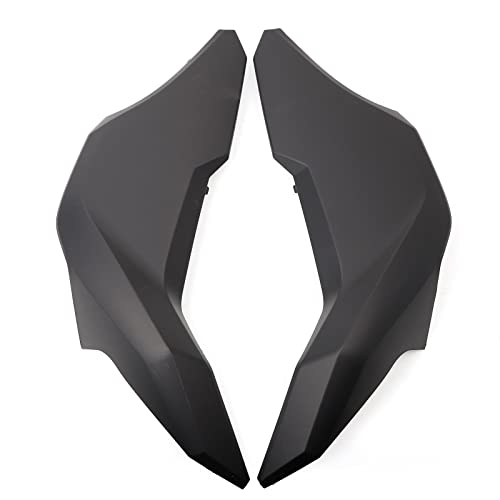 Mokuo Motorcycle Black ABS Bodywork Side Tank Cover Fit For Honda Grom Msx125 SF 2016-2020 Fairings Kit Parts - style: Side Tank Cover