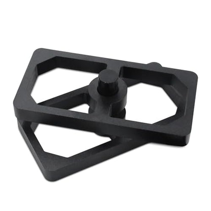 0.5 Inch Universal Billet Aluminum Leaf Spring Lowering Block Kit - size: 0.5 Inch