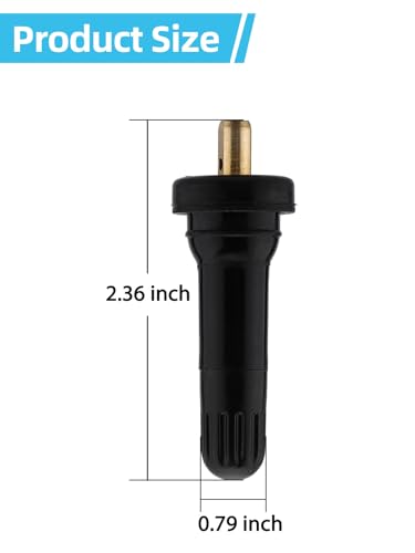 TAUTOY 100 PCS TPMS 17-20008 Snap-in Tire Pressure Sensor Valve Stem 2005-2016 for Jeep Ford Chevrolet/Chevy Dodge Chrysler Buick Ram Cadillac Pontiac Subaru Lincoln Saturn Hyundai,20008 20018