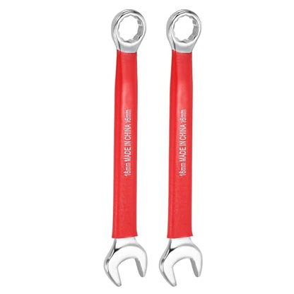 HARFINGTON 2Pcs Metric Combination Wrench 16mm 12-Point Box & Open End CR-V - size: 16mm