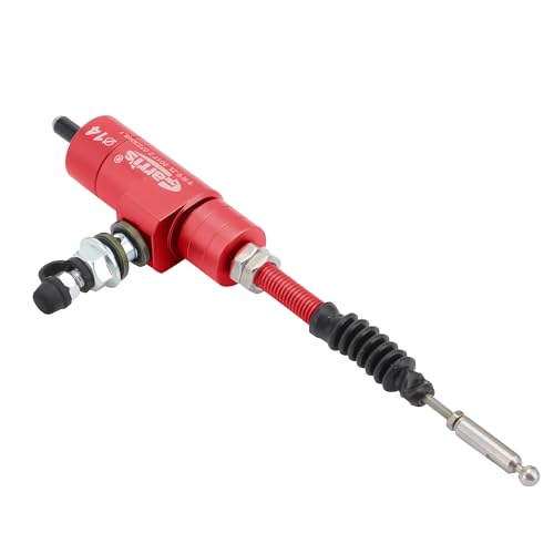 WOOSTAR M8 x 1.25mm Motorcycle Hydraulic Clutch Master Cylinder Rod Brake Pump Replacement for Dirt Pit Bike ATV 4 Wheeler Quad Scooter Red - color: Red