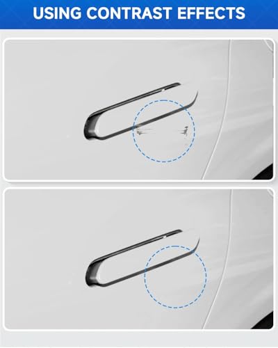 AZ Star White Metallic Tricoat Touch Up Paint Compatible with Ford Exact Match Touch Up Paint Car Scratch Repair - color: Star White Metallic Tricoat(AZ)