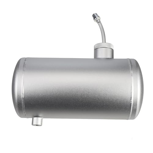 10x4.5" Aluminum alloy welding Gas Fuel Tank Cylinder Silver