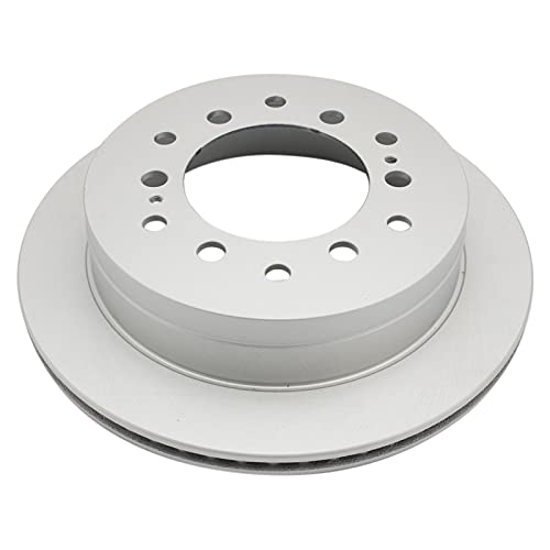 TRQ Front and Rear Brake Rotor Set G Coated Vented - style: BKA14763