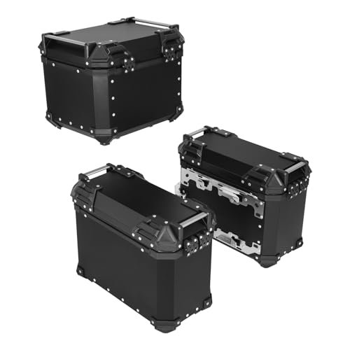 Green-L 36L Saddlebags Panniers Side Case Luggage Bag & 45L Tail Box Top Case Fit for BMW R1300GS 2023-2025 - color: Set B