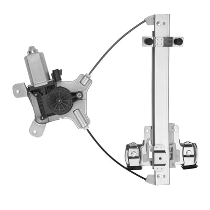 Obaee Window Regulator with Motor Rear Left Driver Side, Replace 741-390 - size: Rear Left Driver Side