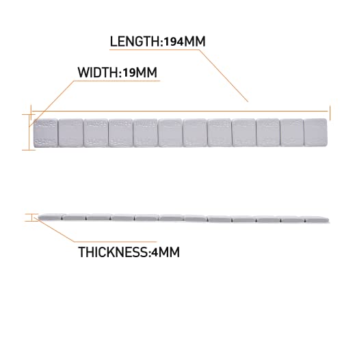 AAIN Stick on Wheel Weights, EasyPeel Tape, 4 Boxes/2304pcs, 1/4oz, 0.25oz