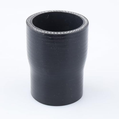 AC PERFORMANCE ID 1-7/8" to 1-5/8" Straight Silicone Hose Reducer Black - color: Black, size: ID 1-7/8" to 1-5/8" (48mm to 42mm)