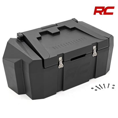 Rough Country Rear Cargo Box for Honda Talon 1000 X/R/X4/XS/RS - 60 Gallon Capacity, Waterproof, UV & Scratch Resistant