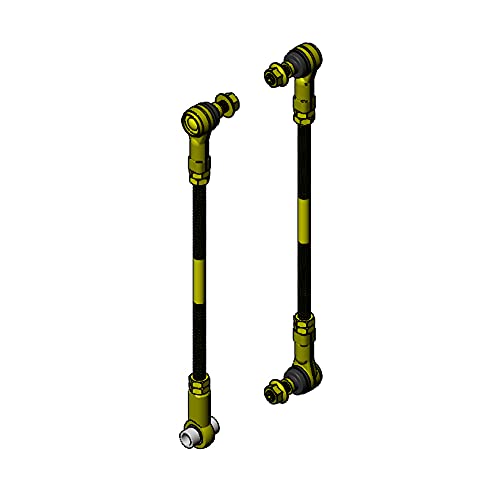 Clayton Off Road COR-5109100 - Adjustable Front Sway Bar End Links Compatible with Jeep Wrangler JL/JT 2018+