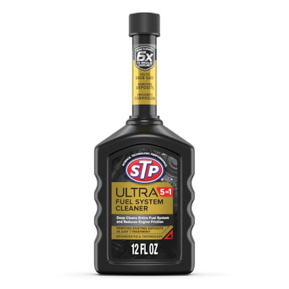 Ultra 5 in 1 Fuel System Cleaner by STP (R), Fuel Additive for At-Home Fuel Treatment for Vehicles, 12 OZ