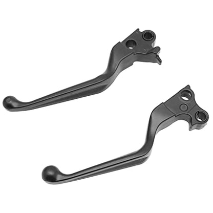 M MATI Black Brake Clutch Lever for Harley Davidson Sportster 883 1200 Softail Road King Dyna Electra Glide Street Bob Night Train Fat Boy - color: Black