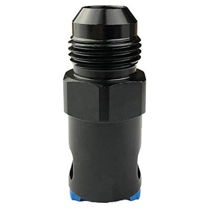 Fuel Line 8AN Male to 3/8 SAE Quick Connect/Disconnect Female Push On EFI Pushlock Fuel Rail Line Hose Fitting Adapter LS LS1 LS3 Aluminum Black Anodized -8 AN to 3/8 inch - color: Black+Blue, size: 8AN to 3/8