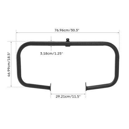 TCT-MOTORPARTS 1-1/4" Engine Guard Crash Bar Fit For Harley Touring Road Electra Glide Road King Street Glide Tri Glide Ultra Limited 2009-2024 Sand Black - color: Sand Black