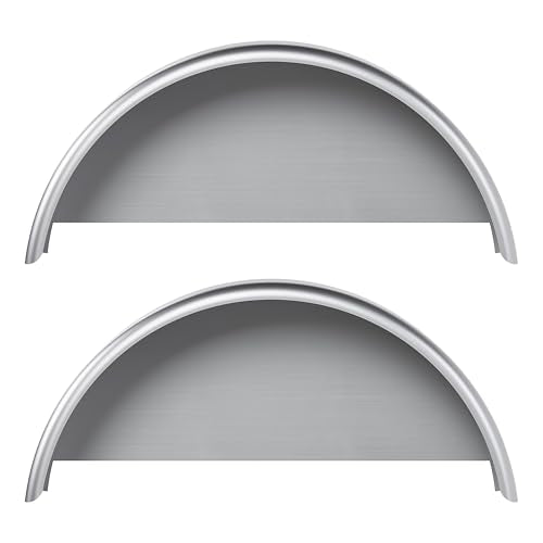 HECASA Single Axle Trailer Fenders W/Fender Backs Fits 14" to 16" Wheels - size: 2 Pcs