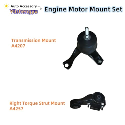 Engine Motor Transmission Mount Kit for Sienna 2004-2006 - size: Sienna 2004-2006 V6 3.3L