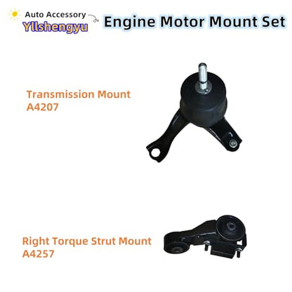 Engine Motor Transmission Mount Kit for Sienna 2004-2006 - size: Sienna 2004-2006 V6 3.3L