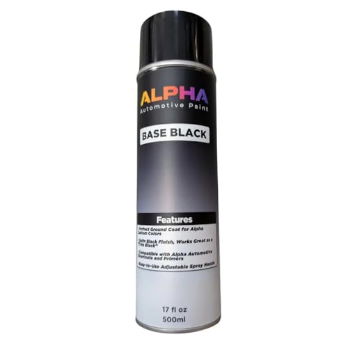 Base Black Satin Spray Can
