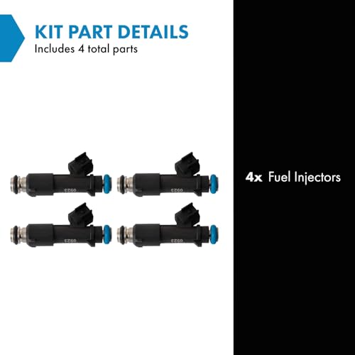 TRQ Fuel Injector Set - style: FIA58817