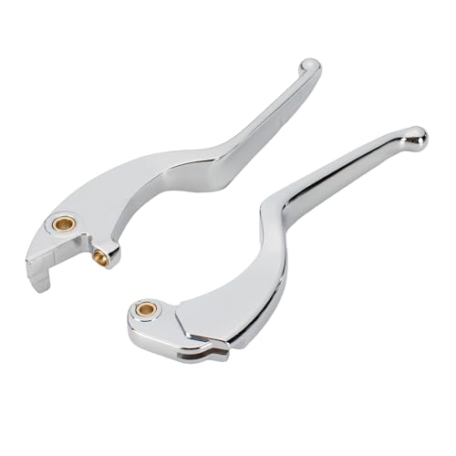 Brake Clutch Lever Set Compatible with Indian Scout - color: Silver（Style 2）