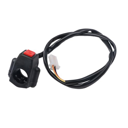 2 Pack Motorcycle Engine Stop Start Kill Switch Button Universal Red Green Dual Control Mini Bike Kill Switch Motorbike Kill Stop Switch Dirt Bike ON Off Switches for ATV Dirt Pit Bike Scooter