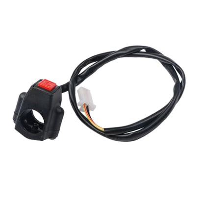 2 Pack Motorcycle Engine Stop Start Kill Switch Button Universal Red Green Dual Control Mini Bike Kill Switch Motorbike Kill Stop Switch Dirt Bike ON Off Switches for ATV Dirt Pit Bike Scooter