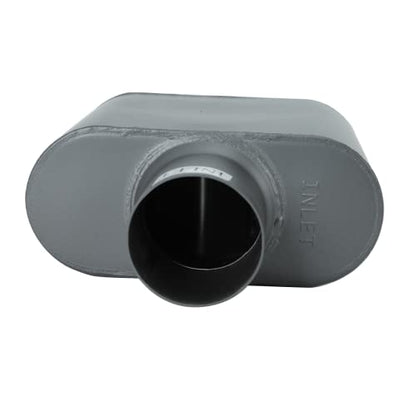 Pair of Single Chamber Performance Race Muffler 3" Center/Center Universal Steel Muffler (3 Inch) - size: 3 Inch