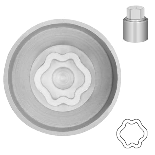 Type Q Wheel Locking Nut Key for Land Rover, Lug Nut Removal Tool - size: Socket Q