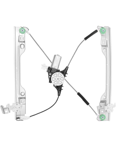 Front Driver Side Power Window Regulator with Motor - size: 80730-EG000