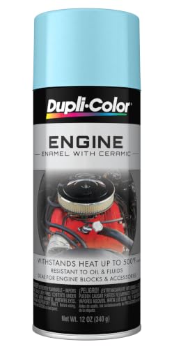 Dupli-Color Engine Paint with CERAMIC, Metallic, Pontiac Blue, 12 oz - color: Pontiac Blue, size: 12 Ounce (Pack of 1)