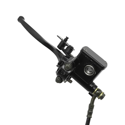 Left Hydraulic Brake Master Cylinder Caliper Assembly, ATV Mini Bike Brake Assembly Kit, Replacement for Kazuma 125cc ATV Replacement for ARMY 125cc 4t ATV