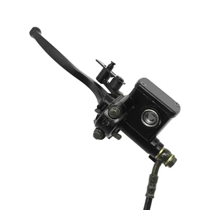 Left Hydraulic Brake Master Cylinder Caliper Assembly, ATV Mini Bike Brake Assembly Kit, Replacement for Kazuma 125cc ATV Replacement for ARMY 125cc 4t ATV